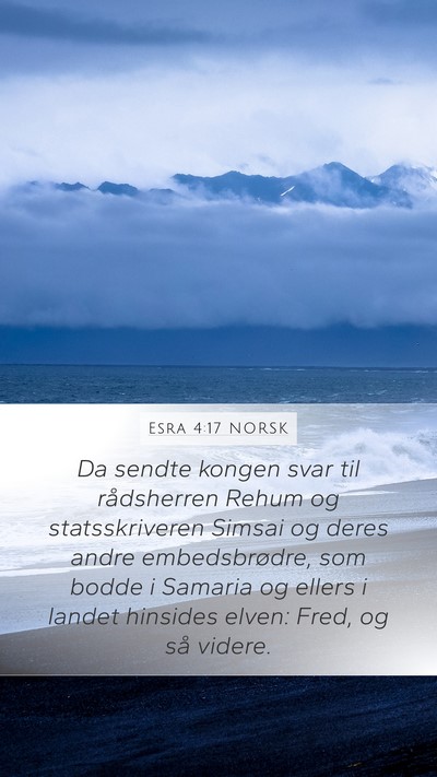 Esra 4:17 NORSK Bible Verse Image