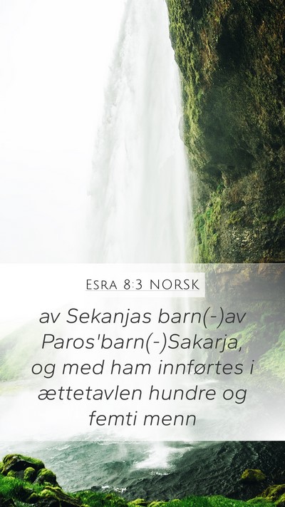 Esra 8:3 NORSK Bible Verse Image