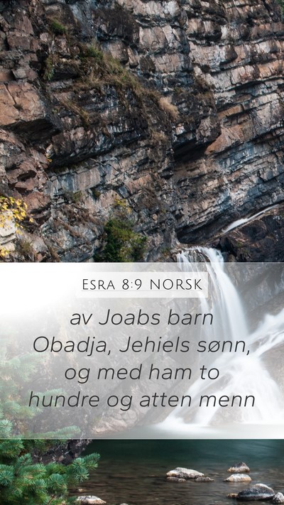 Esra 8:9 NORSK Bible Verse Image