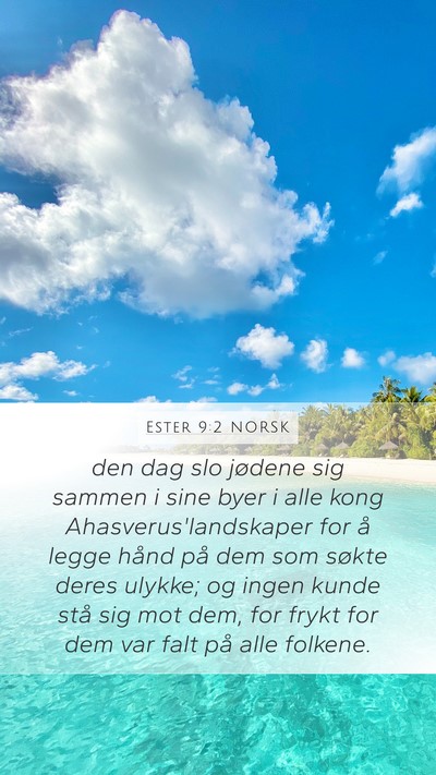 Ester 9:2 NORSK Bible Verse Image