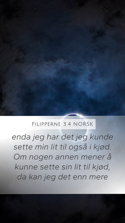 Filipperne 3:4 NORSK Bible Verse Image