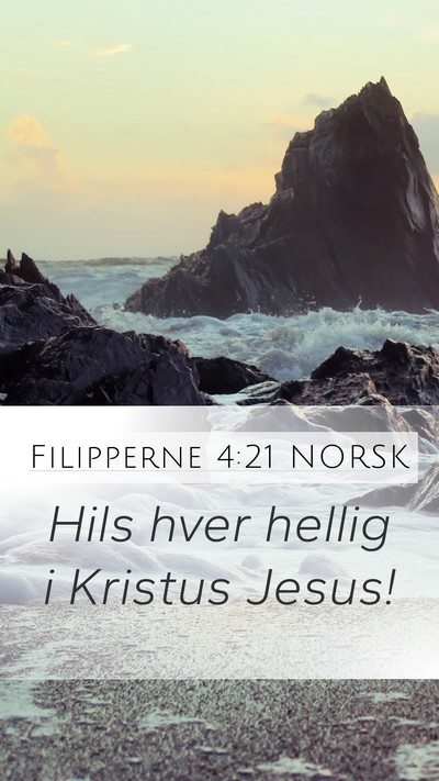 Filipperne 4:21 NORSK Bible Verse Image