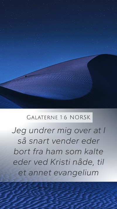 Galaterne 1:6 NORSK Bible Verse Image
