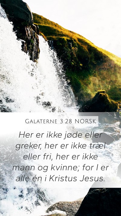 Galaterne 3:28 NORSK Bible Verse Image