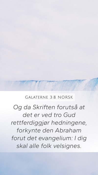 Galaterne 3:8 NORSK Bible Verse Image