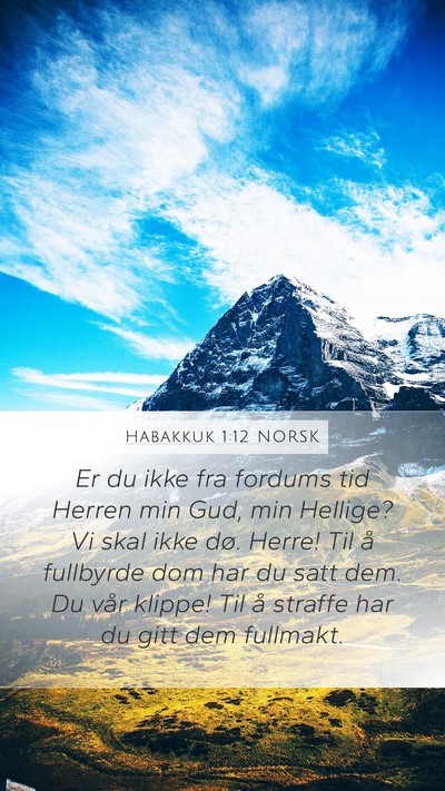 Habakkuk 1:12 NORSK Bible Verse Image