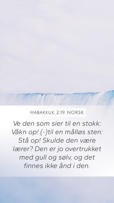 Habakkuk 2:19 NORSK Bible Verse Image