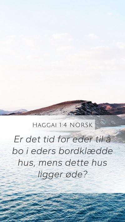 Haggai 1:4 NORSK Bible Verse Image