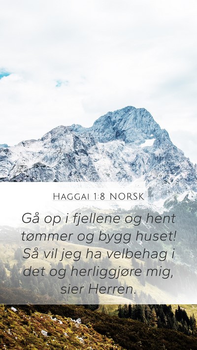 Haggai 1:8 NORSK Bible Verse Image