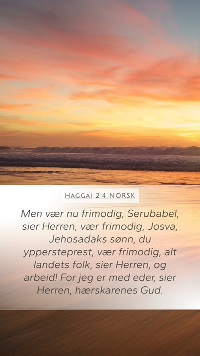 Haggai 2:4 NORSK Bible Verse Image