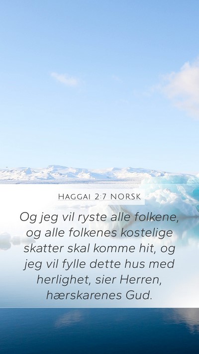 Haggai 2:7 NORSK Bible Verse Image