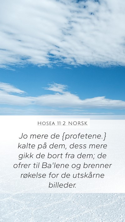 Hosea 11:2 NORSK Bible Verse Image