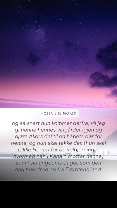 Hosea 2:15 NORSK Bible Verse Image