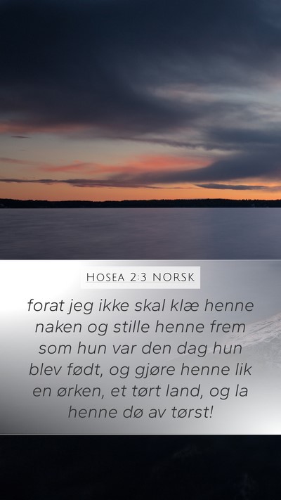Hosea 2:3 NORSK Bible Verse Image