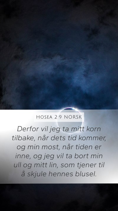 Hosea 2:9 NORSK Bible Verse Image
