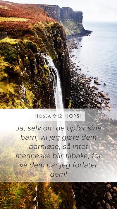 Hosea 9:12 NORSK Bible Verse Image