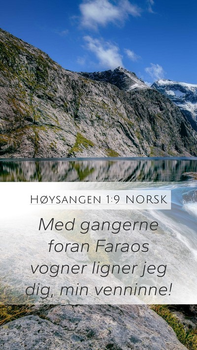 Høysangen 1:9 NORSK Bible Verse Image