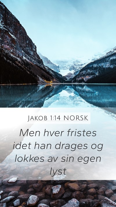 Jakob 1:14 NORSK Bible Verse Image
