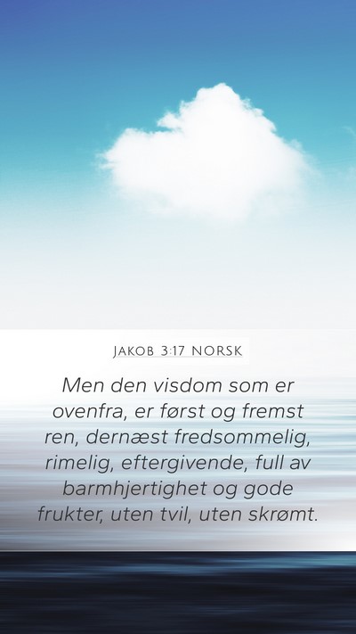 Jakob 3:17 NORSK Bible Verse Image