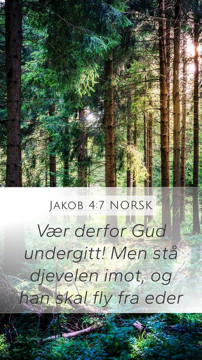 Jakob 4:7 NORSK Bible Verse Image