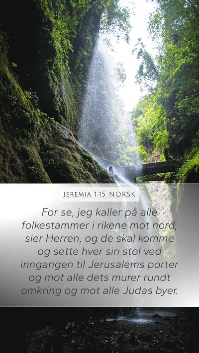 Jeremia 1:15 NORSK Bible Verse Image