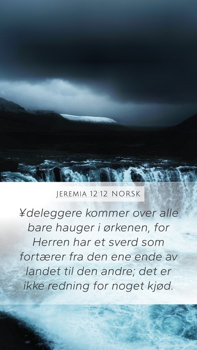 Jeremia 12:12 NORSK Bible Verse Image