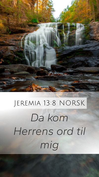 Jeremia 13:8 NORSK Bible Verse Image
