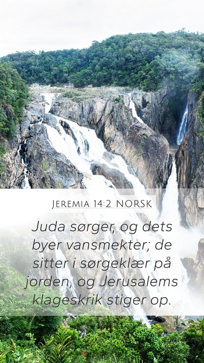 Jeremia 14:2 NORSK Bible Verse Image