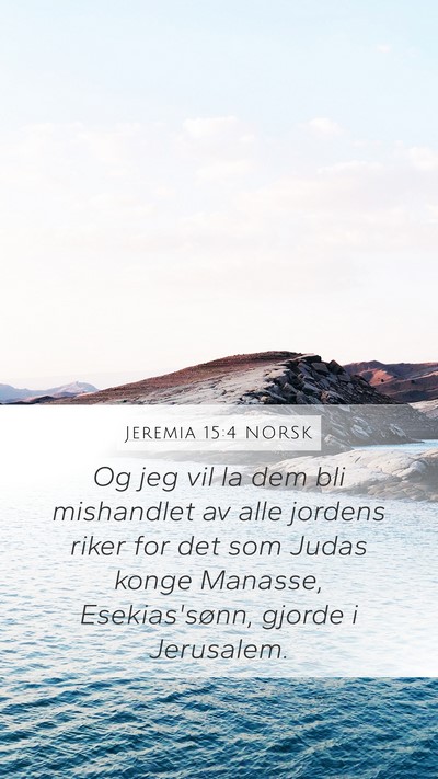 Jeremia 15:4 NORSK Bible Verse Image