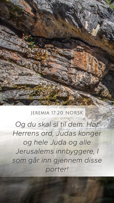 Jeremia 17:20 NORSK Bible Verse Image