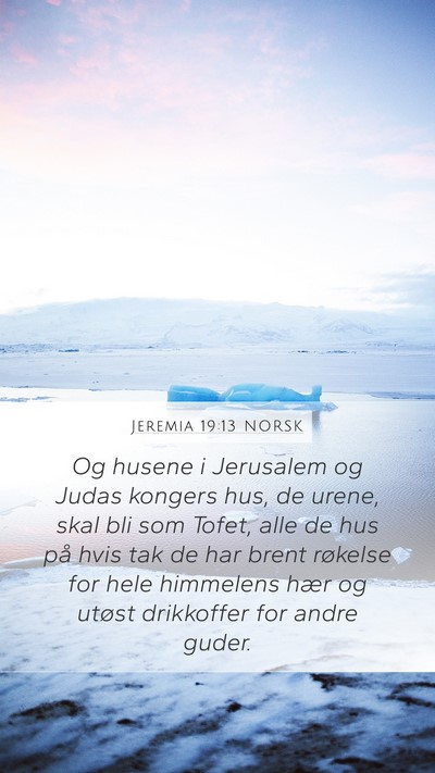 Jeremia 19:13 NORSK Bible Verse Image