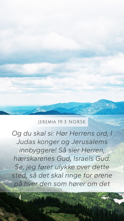 Jeremia 19:3 NORSK Bible Verse Image