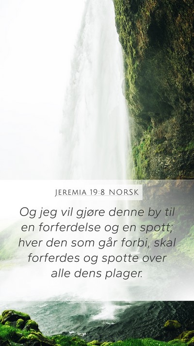 Jeremia 19:8 NORSK Bible Verse Image