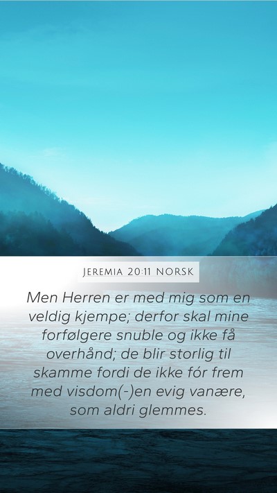 Jeremia 20:11 NORSK Bible Verse Image