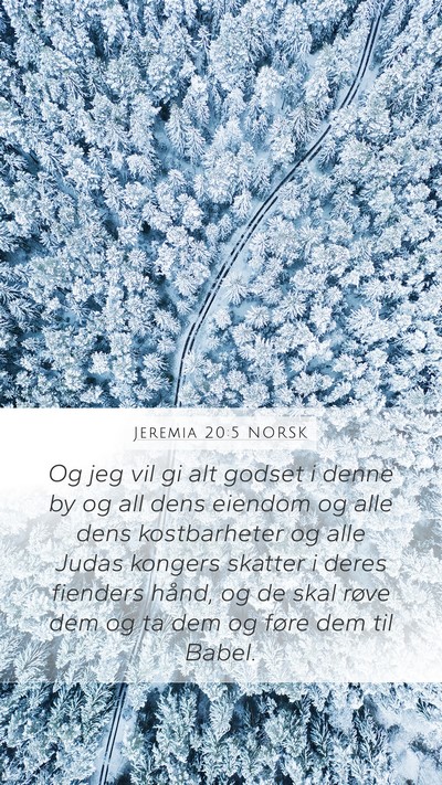 Jeremia 20:5 NORSK Bible Verse Image