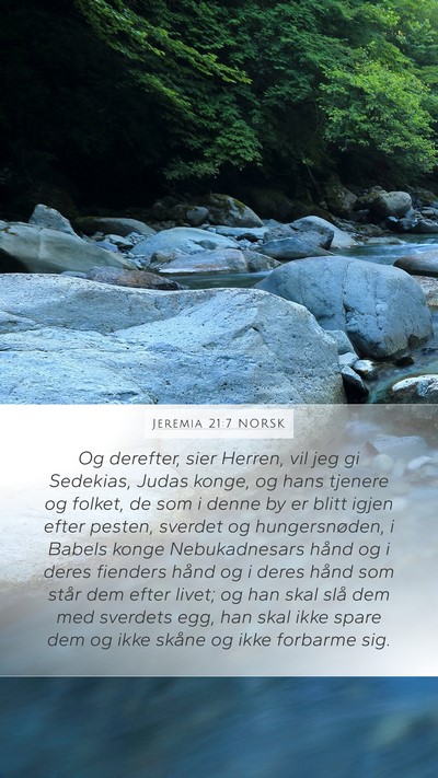 Jeremia 21:7 NORSK Bible Verse Image