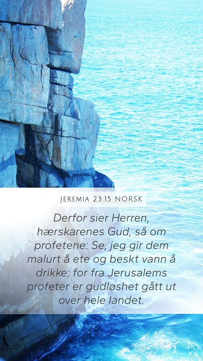 Jeremia 23:15 NORSK Bible Verse Image
