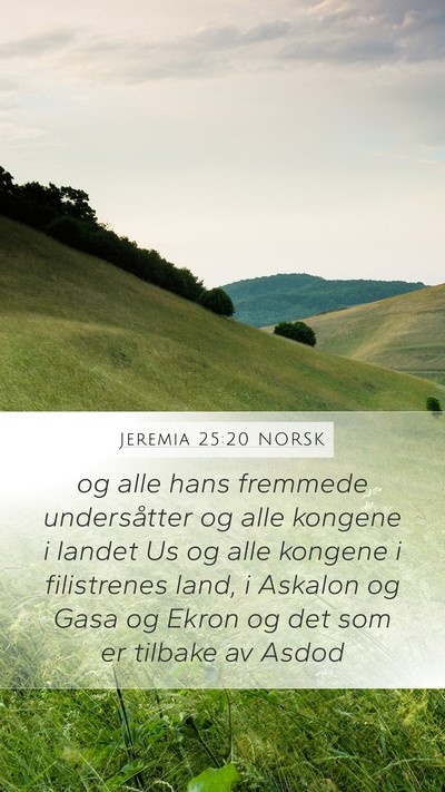Jeremia 25:20 NORSK Bible Verse Image