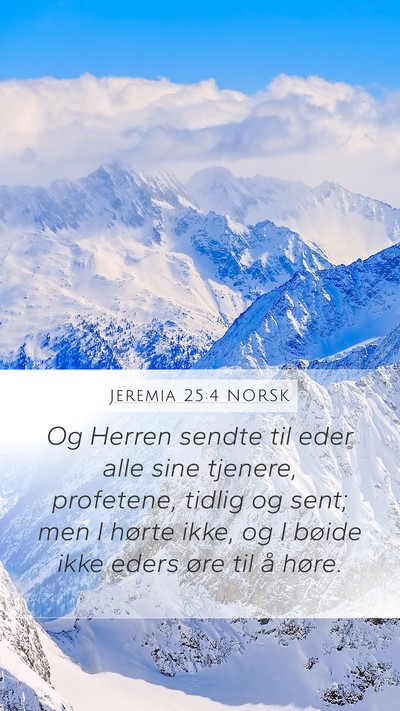 Jeremia 25:4 NORSK Bible Verse Image