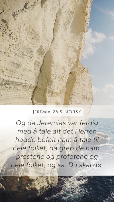 Jeremia 26:8 NORSK Bible Verse Image
