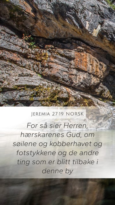 Jeremia 27:19 NORSK Bible Verse Image