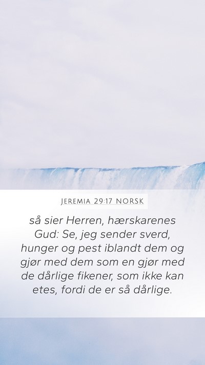 Jeremia 29:17 NORSK Bible Verse Image
