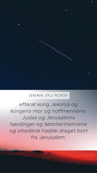 Jeremia 29:2 NORSK Bible Verse Image