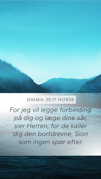 Jeremia 30:17 NORSK Bible Verse Image