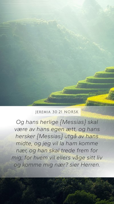 Jeremia 30:21 NORSK Bible Verse Image