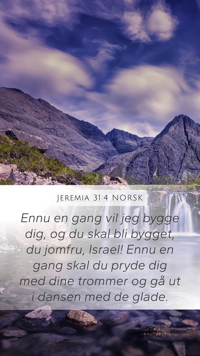 Jeremia 31:4 NORSK Bible Verse Image