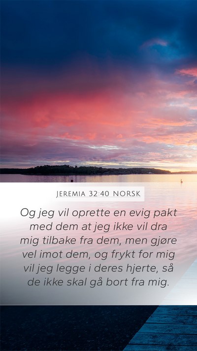 Jeremia 32:40 NORSK Bible Verse Image