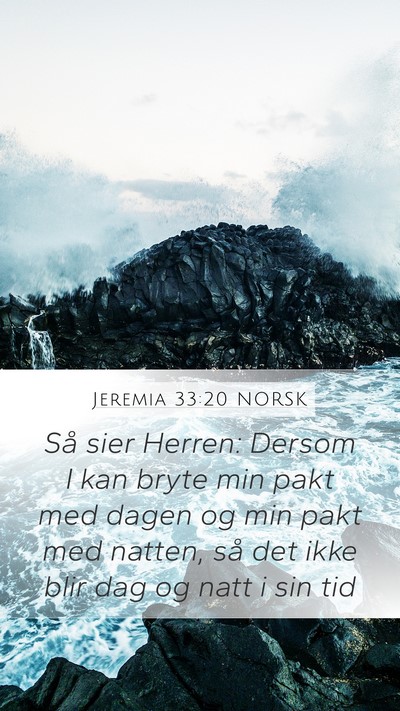 Jeremia 33:20 NORSK Bible Verse Image