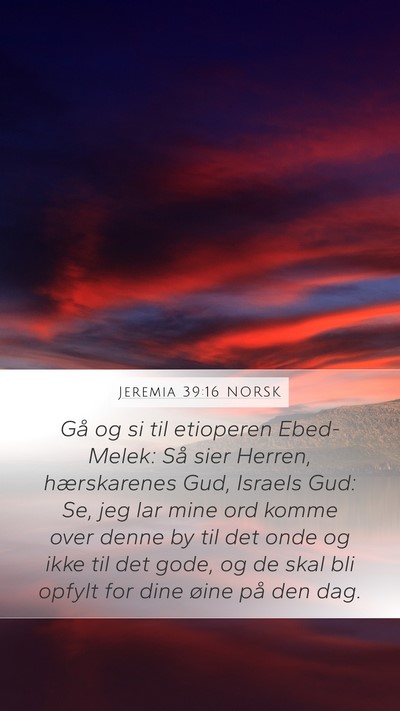 Jeremia 39:16 NORSK Bible Verse Image