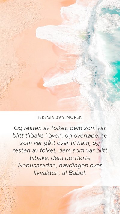 Jeremia 39:9 NORSK Bible Verse Image